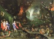 orpheus in the underworld, Jan Brueghel The Elder